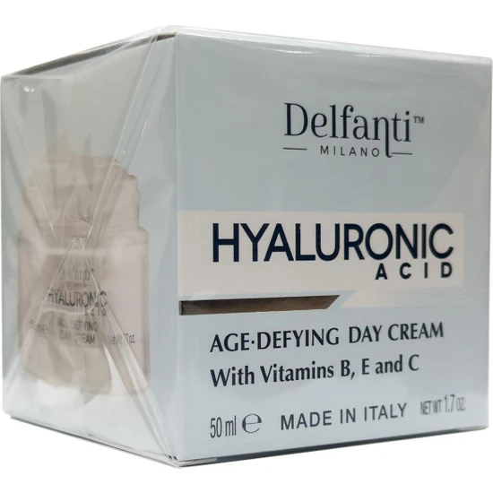 Kem Dưỡng Ngày Chống Lão Hóa DELFANTI MALINO HYALURONIC ACID WITH VITAMIN B, C and C ( 50ML )