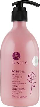 DẦU GỘI DƯỠNG ẨM TĂNG ĐỘ PHỒNG CHO TÓC VỚI CHIẾT XUẤT HOA HỒNG, LUSETA ROSE OIL SHAMPOO HYDRATING & VOLUMIZING FORMULA 500ML