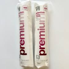 BÔNG TẨY TRANG CAO CẤP 100% COTTON CỦA MỸ UP&UP PREMIUM COTTON ROUNDS, BỊCH 100 MẾNG TRÒN