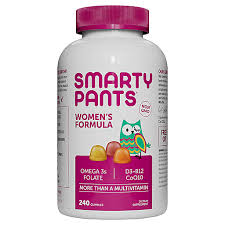KẸO DẺO VITAMIN TỔNG HỢP DÀNH CHO PHỤ NỮ SMARTYPANTS WOMEN’S FORMULA MULTIVITAMI HỘP 240 VIÊN