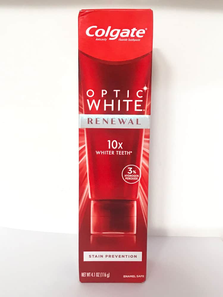SET KEM ĐÁNH RĂNG LÀM TRẮNG COLGATE OPTIC WHITE RENEWAL 116G ( SET 4 TUÝP x 116G )