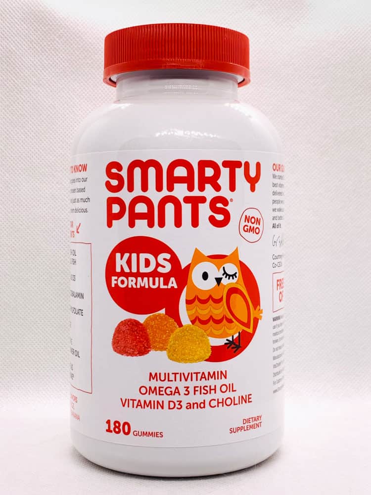 KẸO DẺO DINH DƯỠNG  BỔ SUNG VITAMIN TỔNG HỢP CHO TRẺ EM SMARTY PANTS KIDS FORMULA MULTIVITAMIN OMEGA 3 FISH OIL, VITAMIN D3 AND CHOLINE ( HỘP 180 VIÊN )