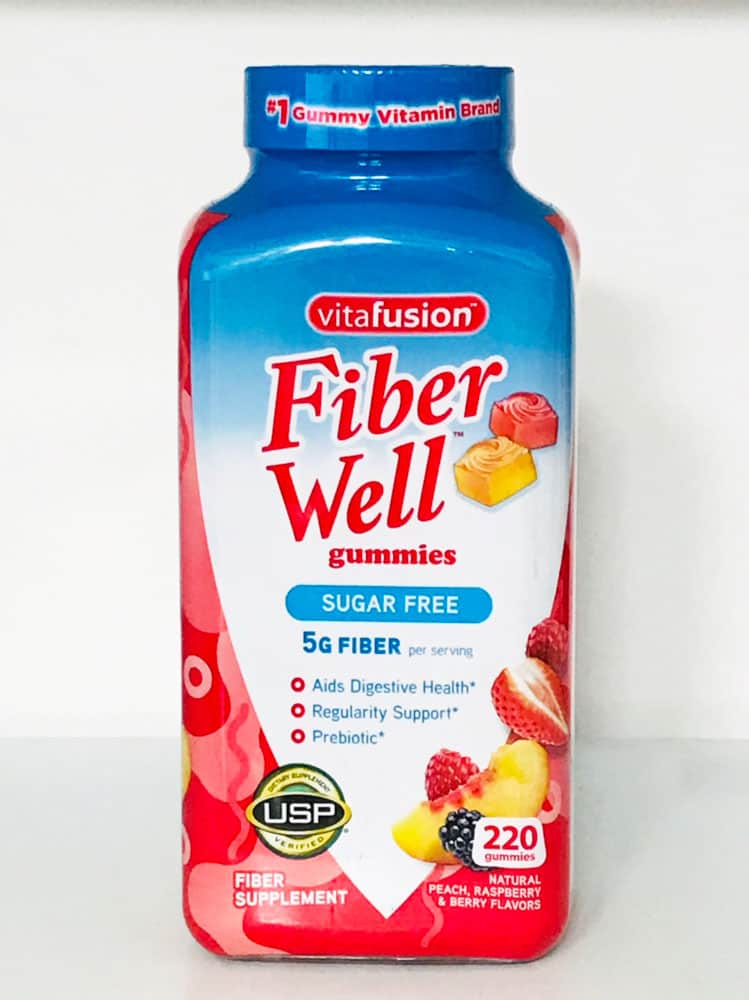 KẸO BỔ SUNG CHẤT XƠ KHÔNG ĐƯỜNG VITAFUSION FIBER WELL GUMMIES SUGAR FREE HỘP 220 VIÊN