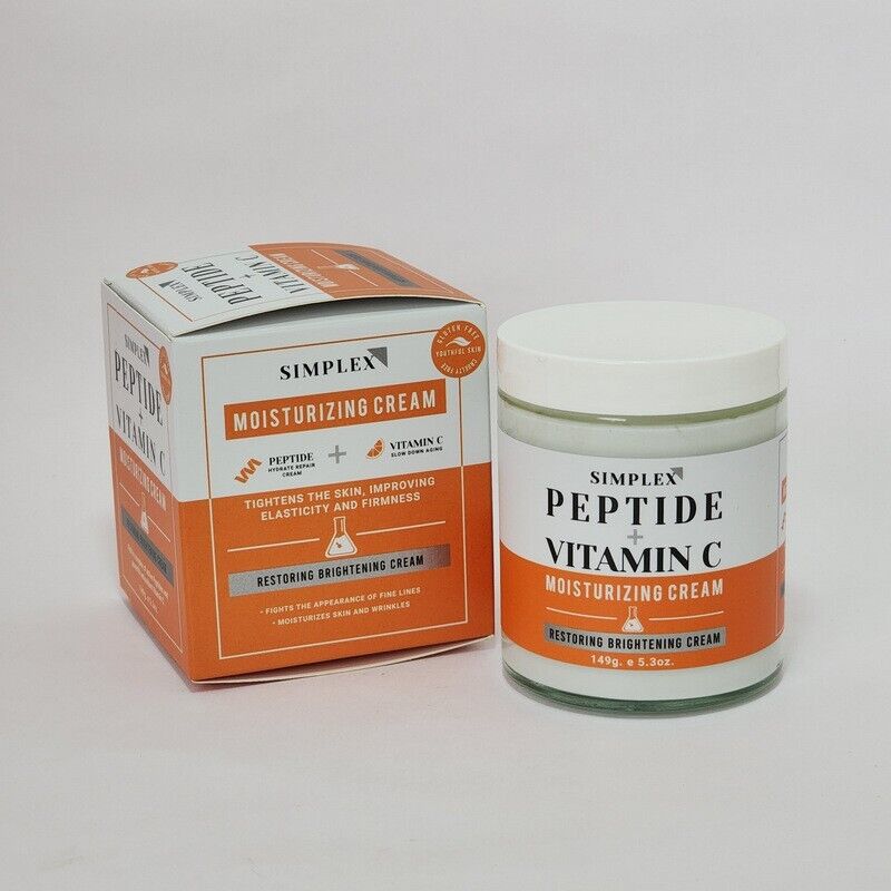 KEM DƯỠNG ẨM, PHỤC HỒI DA SIMPLEX PEPTIDE + VITAMIN C MOISTURIZING CREAM HỘP 149G