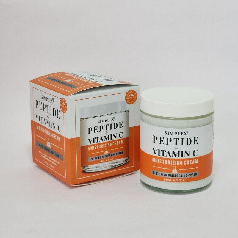 KEM DƯỠNG ẨM, PHỤC HỒI DA SIMPLEX PEPTIDE + VITAMIN C MOISTURIZING CREAM HỘP 149G