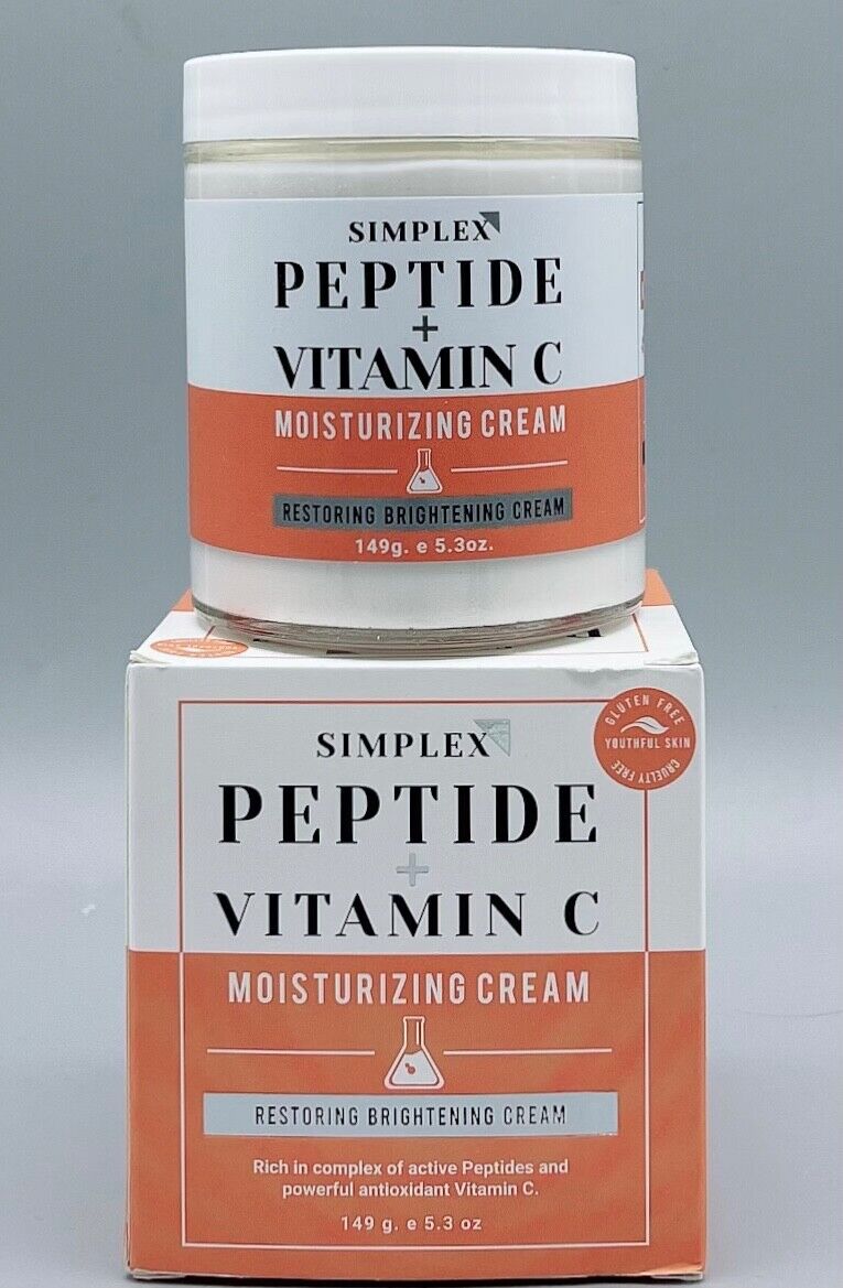 KEM DƯỠNG ẨM, PHỤC HỒI DA SIMPLEX PEPTIDE + VITAMIN C MOISTURIZING CREAM HỘP 149G