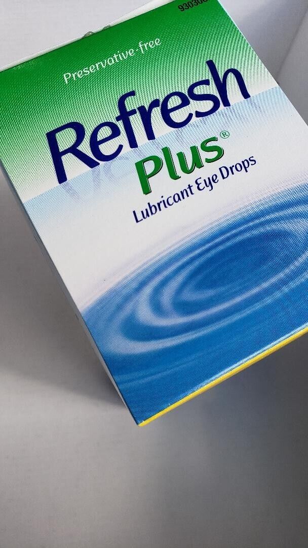 NƯỚC MẮT NHÂN TẠO LÀM DỊU NGAY TÌNH TRẠNG KHÔ MẮT, MỎI MẮT, CỘM MẮT REFRESH PLUS LUBRICANT EYE DROPS ( HỘP 100 ỐNG NHỎ x 0.4ML ) PHÙ HỢP CHO NGƯỜI SỬ DỤNG KÍNH ÁP TRÒNG THƯỜNG XUYÊN