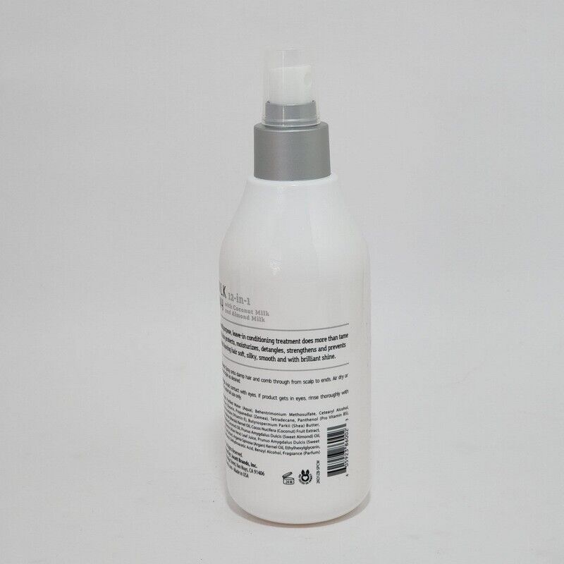XỊT DƯỠNG TÓC 12 TRONG 1 VỚI CHIẾT XUẤT DỪA VÀ HẠNH NHÂN, MILK DAY 12-IN-1 LEAVE-IN CONDITIONER WITH COCONUT MILK AND ALMOND MILK 250ML