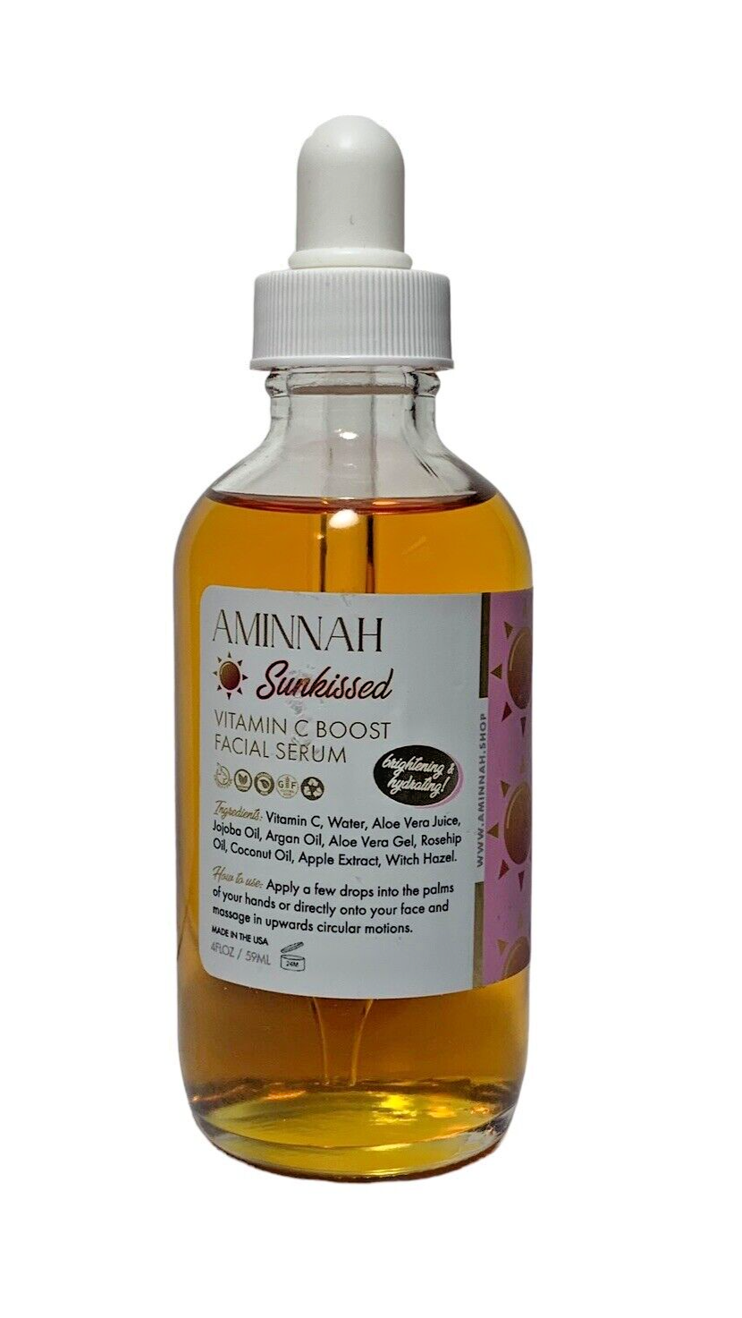 SERUM TĂNG CƯỜNG VITAMIN C CHO DA MẶT AMINNAH SUNKISSED VITAMIN C BOOST FACIAL SERUM 4OZ