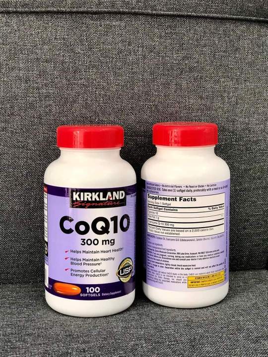 VIÊN UỐNG HỖ TRỢ TIM MẠCH KIRKLAND SIGNATURE COQ10 300MG HỘP 100 VIÊN