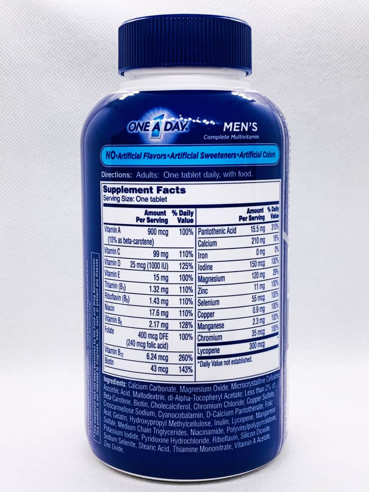 Vitamin tổng hợp  dành cho nam dưới 50 tuổi One A Day Men’s Multivitamin hộp 300 viên
