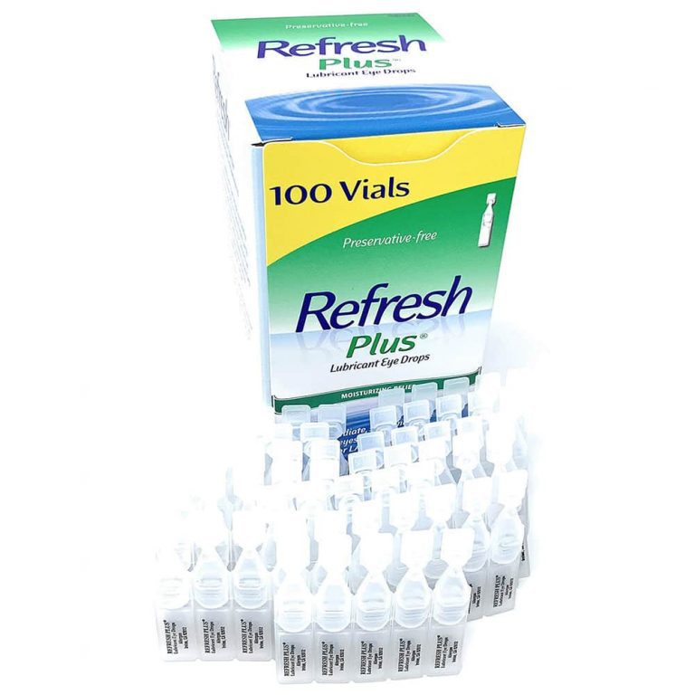 NƯỚC MẮT NHÂN TẠO LÀM DỊU NGAY TÌNH TRẠNG KHÔ MẮT, MỎI MẮT, CỘM MẮT REFRESH PLUS LUBRICANT EYE DROPS ( HỘP 100 ỐNG NHỎ x 0.4ML ) PHÙ HỢP CHO NGƯỜI SỬ DỤNG KÍNH ÁP TRÒNG THƯỜNG XUYÊN