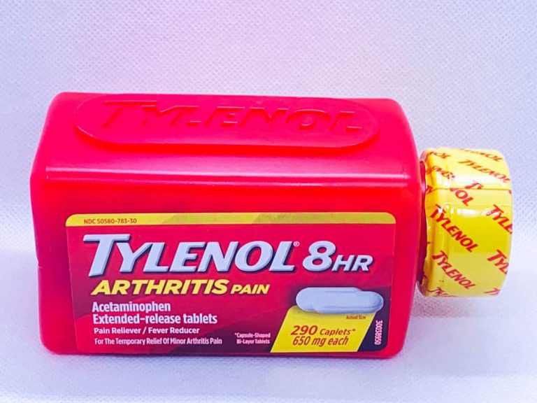 VIÊN UỐNG GIẢM ĐAU, HẠ SỐT TYLENOL 8HR ARTHRITIS PAIN 650MG HÔP 290 VIÊN