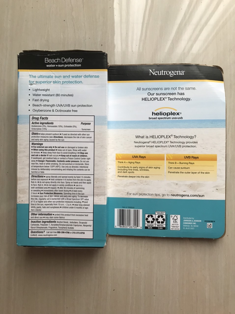 SET 2 CHAI XỊT CHỐNG NẮNG TOÀN THÂN PHỔ RỘNG NEUTROGENA BEACH DEFENSE SUNSCREEN SPRAY SPF 60+ ( HỘP 2 CHAI  x 240G )