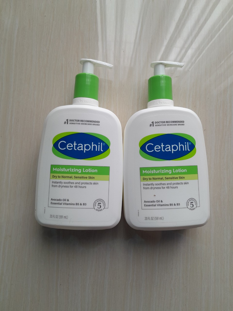 Set Sữa Dưỡng Ẩm Dưỡng Thể CETAPHIL MOISTURIZING LOTION Hộp 2 Chai 591ml