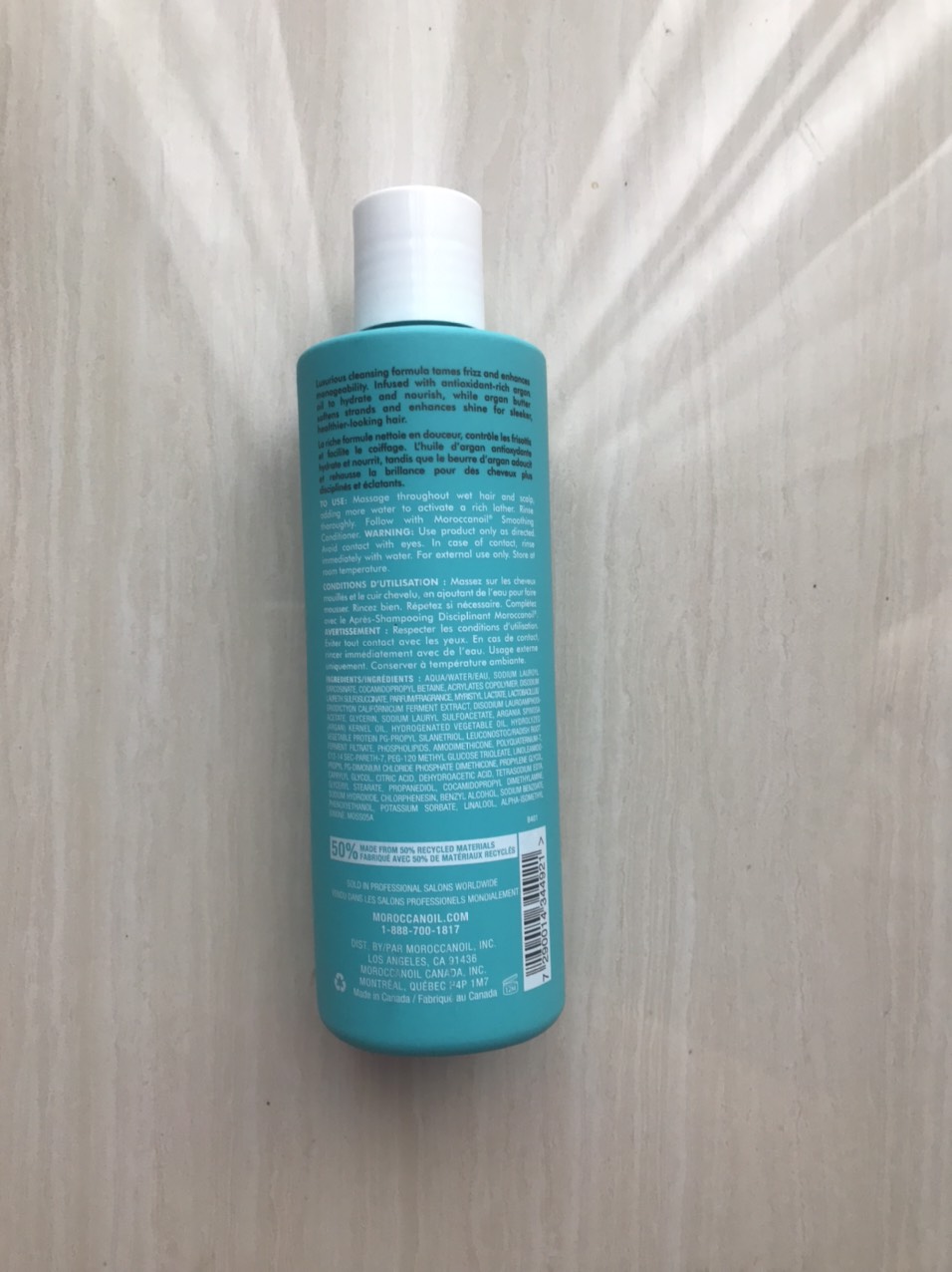 DẦU GỘI SUÔN MƯỢT MOROCCANOIL SMOOTHING SHAMPOO 250ML
