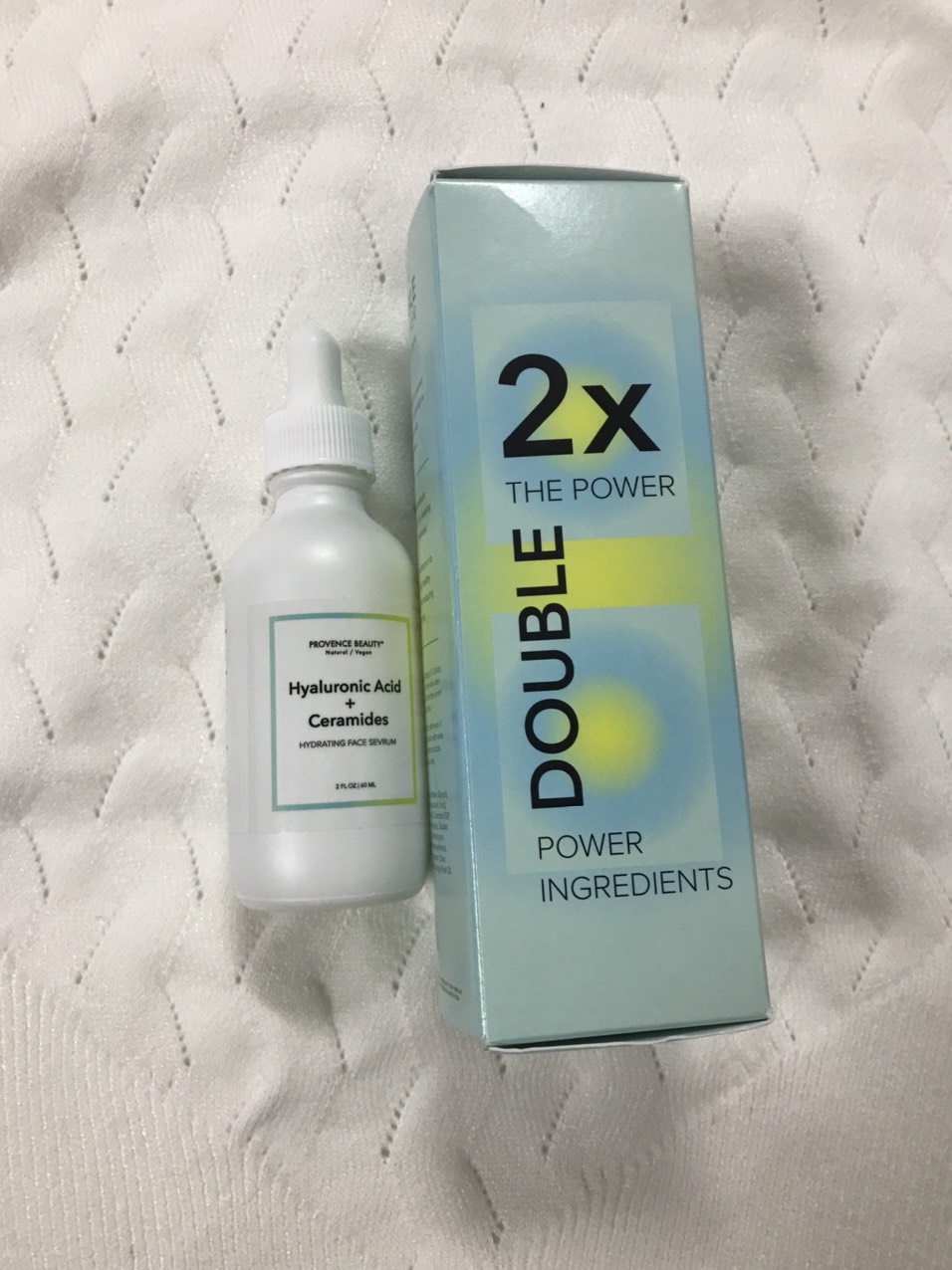 SERUM DƯỠNG ẨM NHÂN ĐÔI VỚI HYALURONIX ACID VÀ CERAMIDES, PROVENCE BEAUTY DOUBLE THE POWER HYDRATING FACE SERUM 60ML