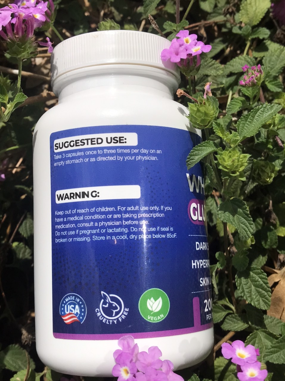 VIÊN UỐNG TRẮNG DA MỜ NÁM, TRỊ THÂM SẠM, SẸO MỤN, CHỐNG TĂNG SẮC TỐ VÀ LÃO HÓA DA  SKIN WHITENING GLUTATHIONE 2000MG( HỘP 120 VIÊN CON NHỘNG THUẦN CHAY )