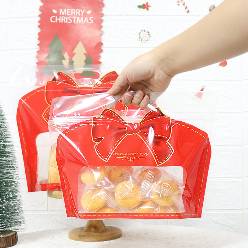 Túi zip đựng bánh kẹo Noel giữ độ tươi ngon