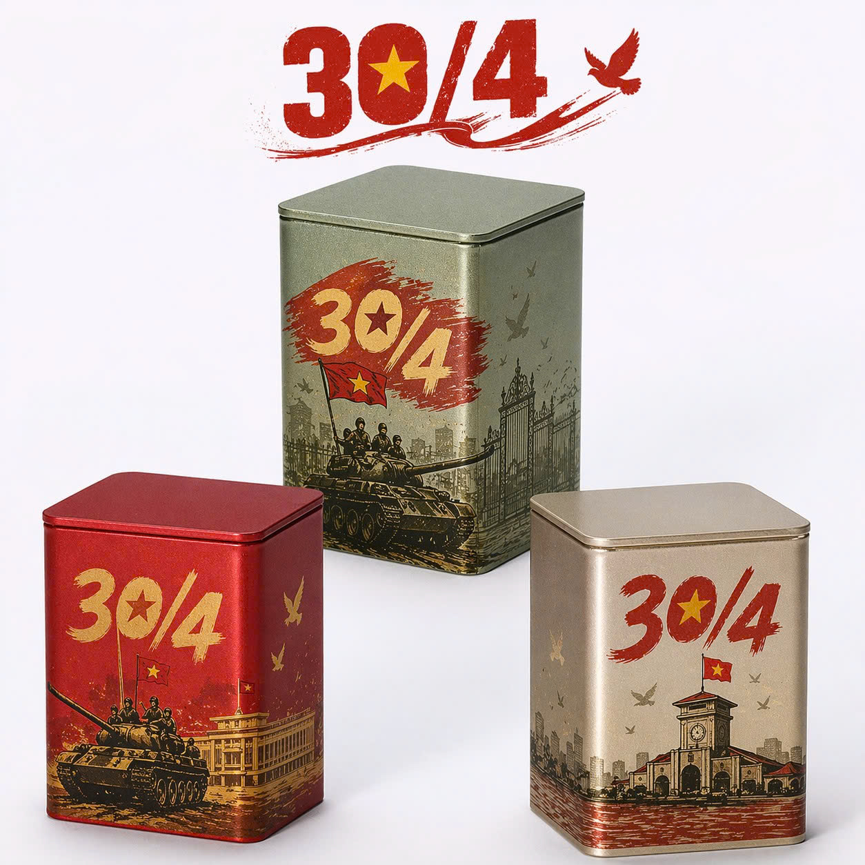 Set quà tặng trà ý nghĩa dịp 30/4