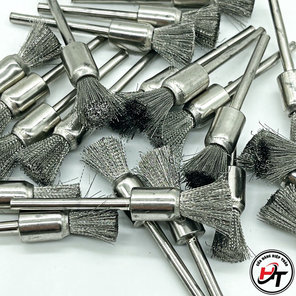 Chổi đánh rỉ sắt đánh bóng lông ngựa mềm sét inox chuôi 3mm CDR-3MM Kim ...
