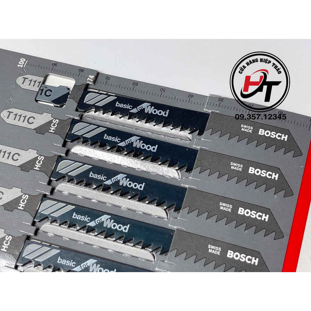 Lưỡi cưa lọng gỗ cưa sọc cắt lắp máy cầm tay BOSCH T111C vỉ 5 chiếc LCL ...