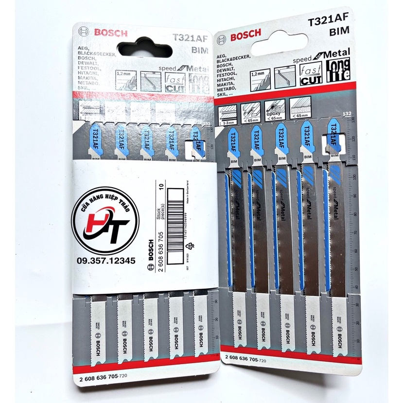 T321af Lưỡi cưa lọng sắt Bosch T321AF chính hãng LCL-B-321 Kim khí Hiệp Thảo