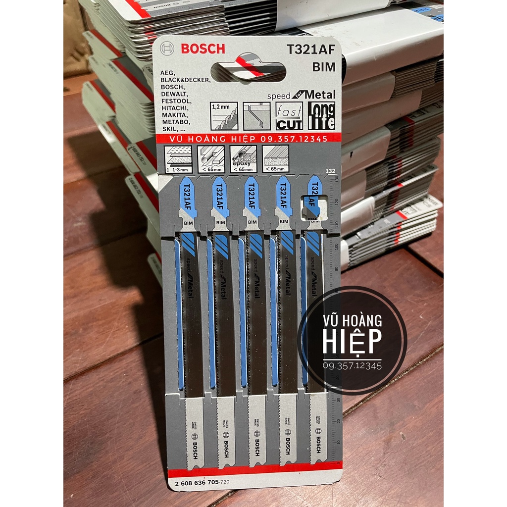 T321af Lưỡi cưa lọng sắt Bosch T321AF chính hãng LCL-B-321 Kim khí Hiệp Thảo