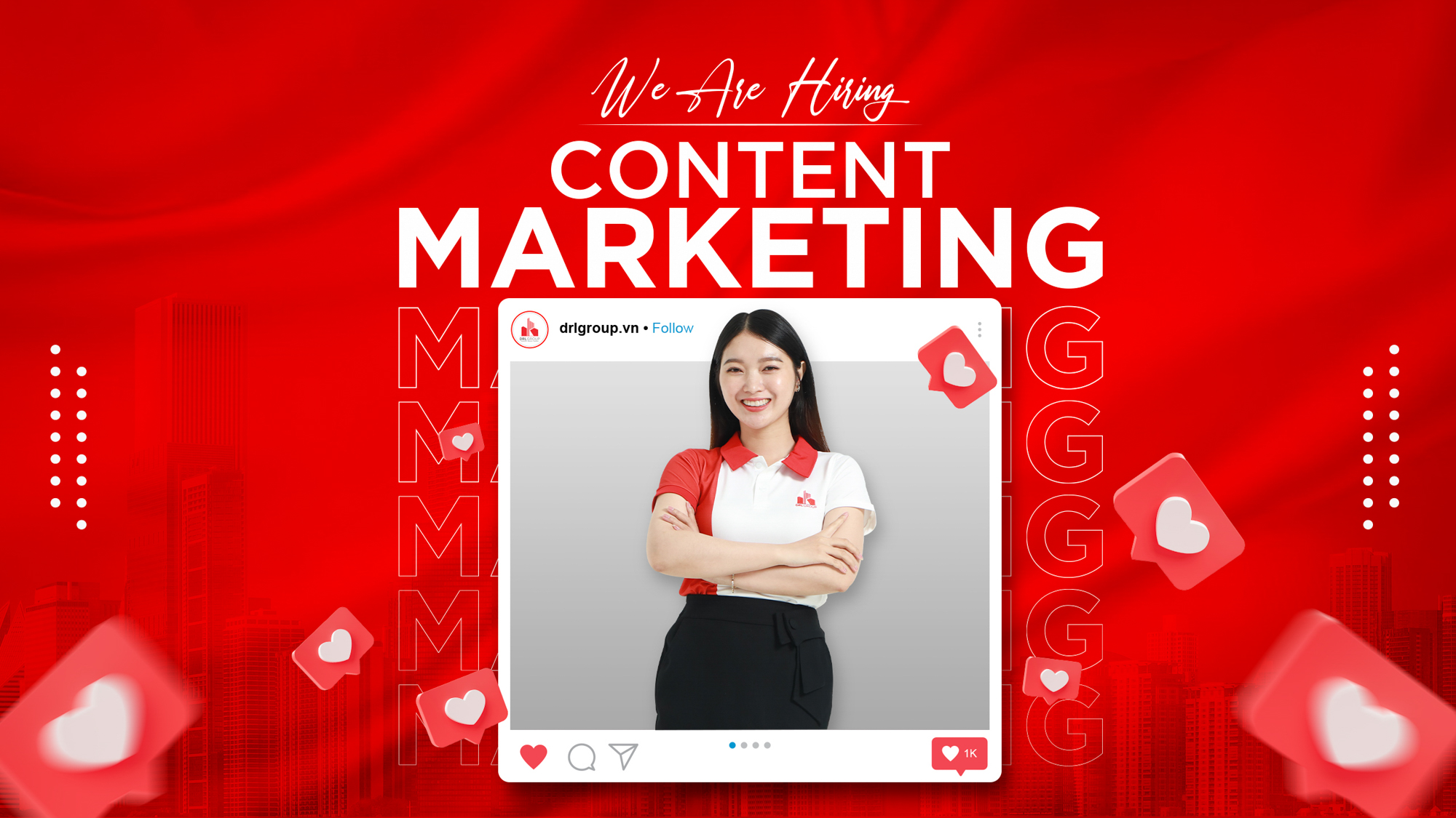 DRL Group tuyển dụng Content Marketing