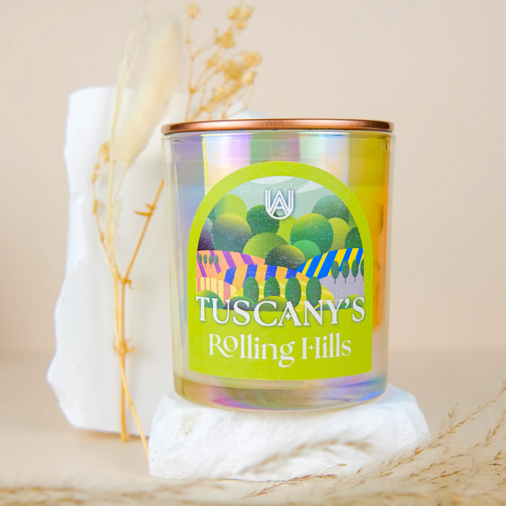 WAC - Nến thơm TUSCANY'S ROLLING HILLS (Cỏ và Bạc Hà)