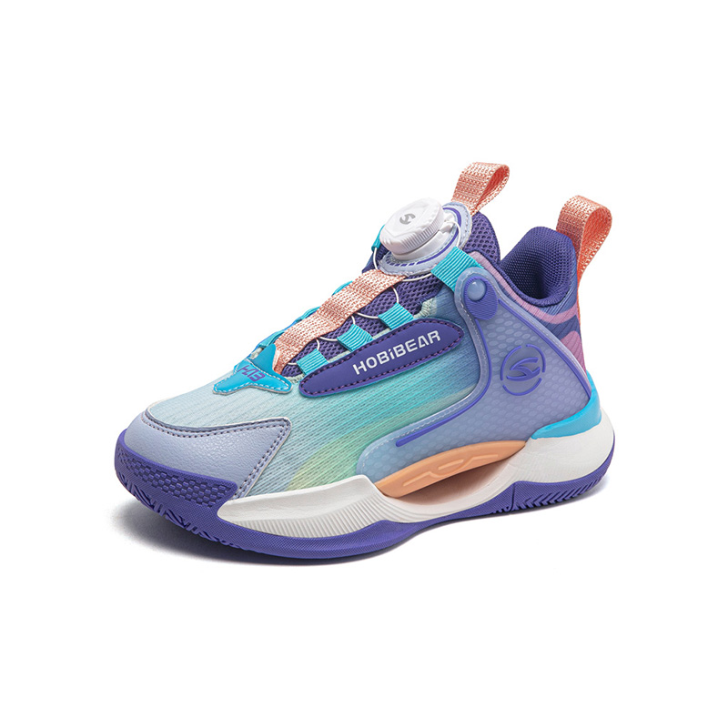 Giày bóng rổ trẻ em Fandy Kids TPR Khóa vặn Galaxy Pastel GS8063