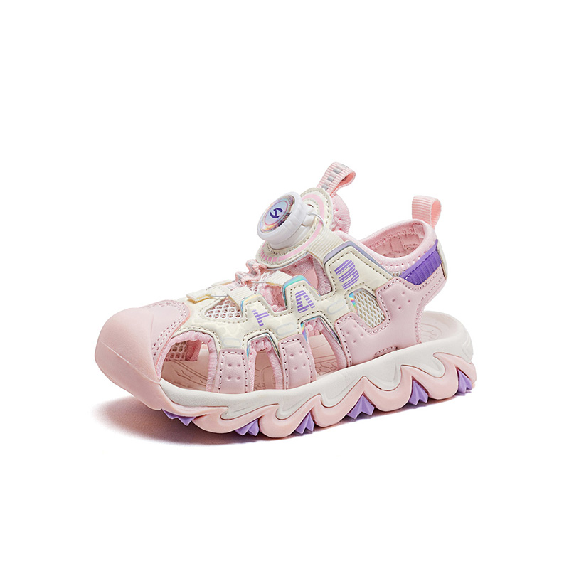 Giày Sandal trẻ em Fandy Kids Khóa vặn Eva Hồng Pastel AU7880