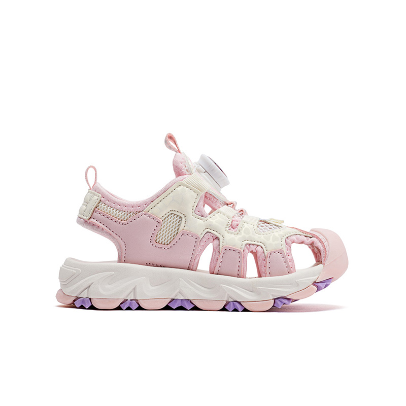 Giày Sandal trẻ em Fandy Kids Khóa vặn Eva Hồng Pastel AU7880