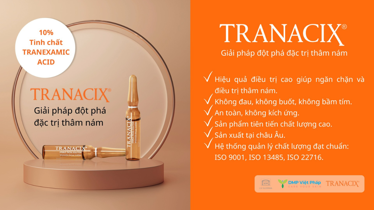 MESOTHERAPY TRANACIX – GIẢI PHÁP ĐẶC TRỊ THÂM NÁM