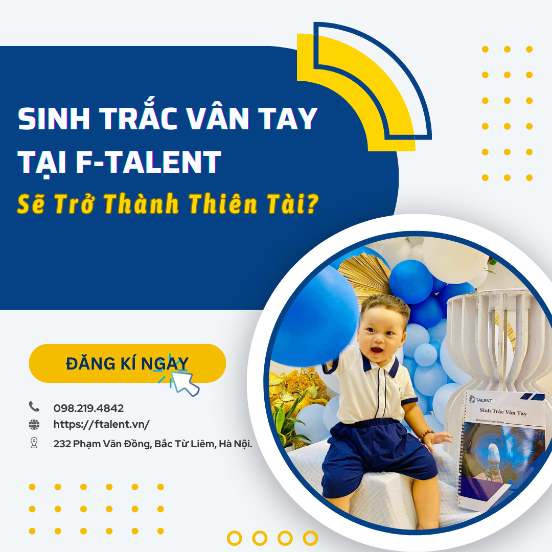 LÀM SINH TRẮC VÂN TAY TẠI F-TALENT - CON BẠN SẼ TRỞ THÀNH THIÊN TÀI?