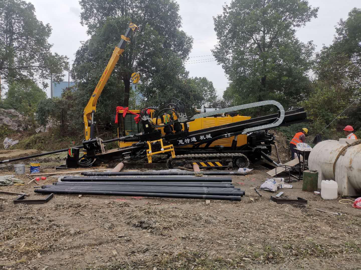 Khoan ngầm ống nước sạch