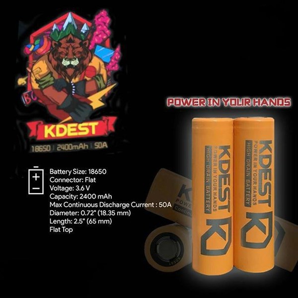 Pin Kdest 2400mah 50a