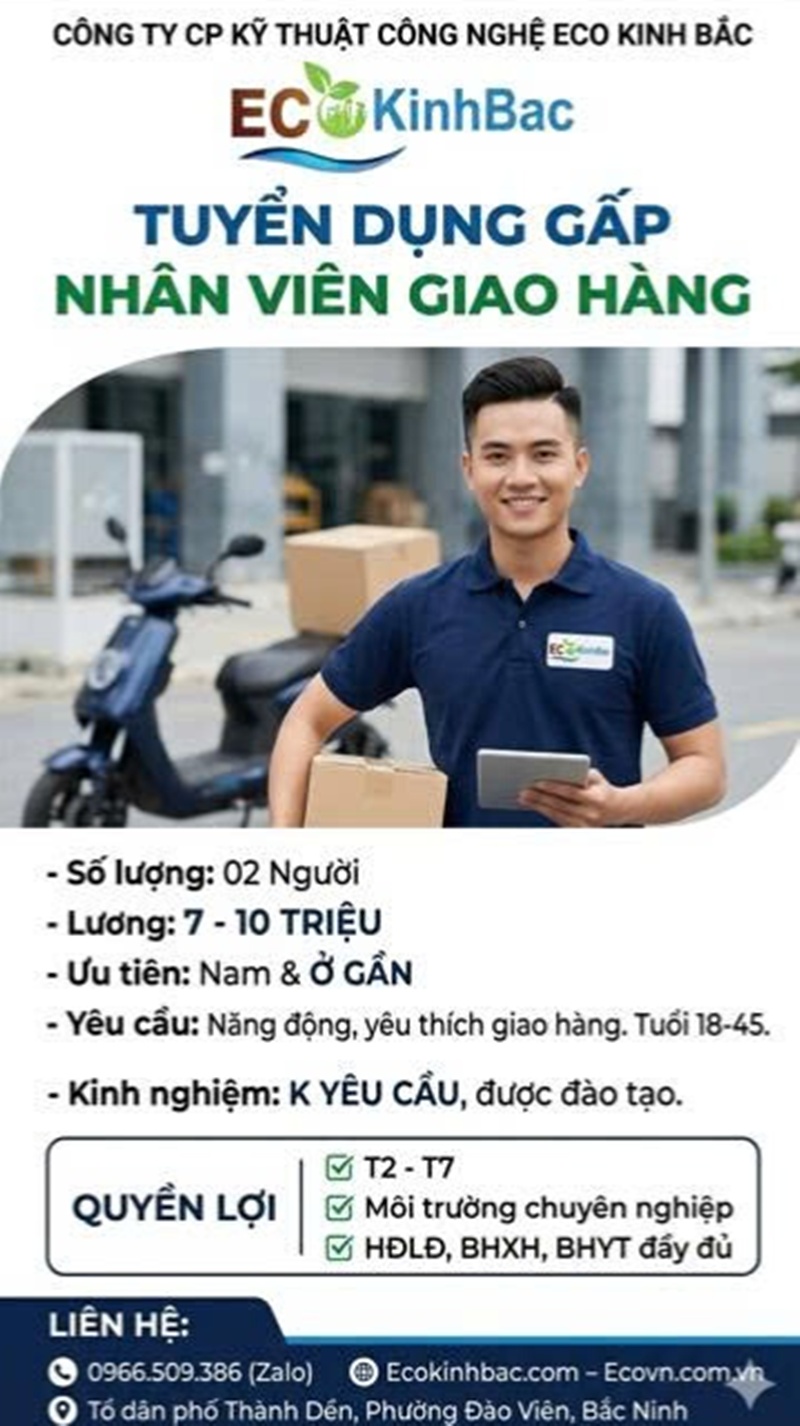 TUYỂN DỤNG : 
