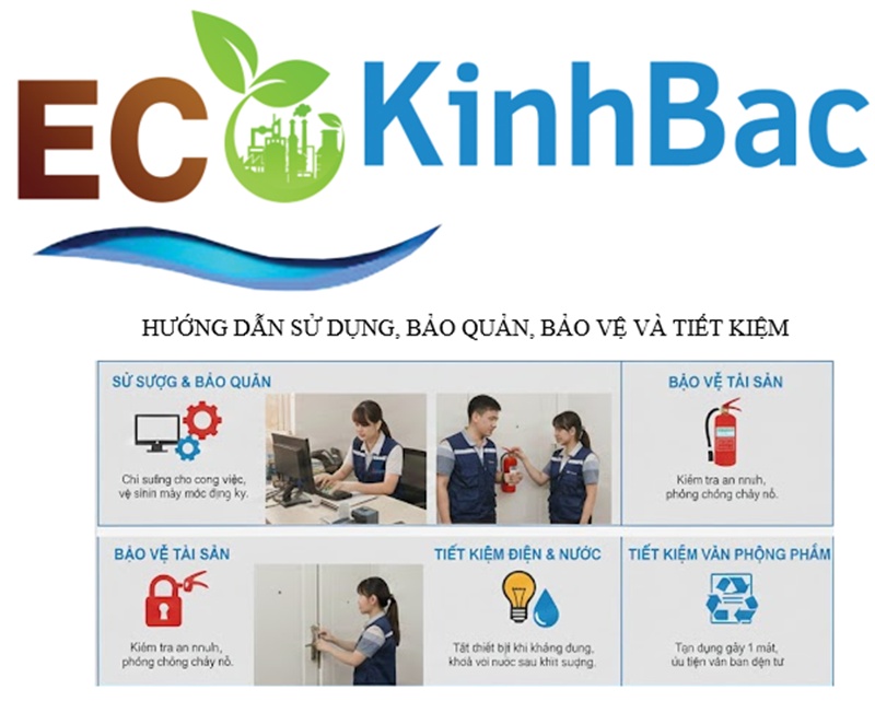 📢 THÔNG BÁO: HƯỚNG DẪN SỬ DỤNG, BẢO QUẢN, BẢO VỆ VÀ TIẾT KIỆM TÀI SẢN CÔNG TY