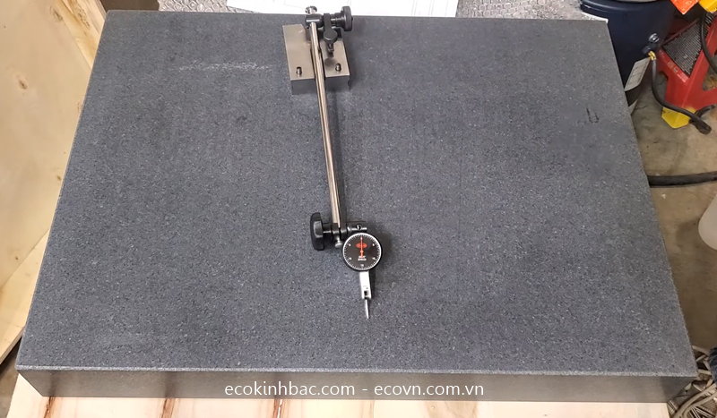 Kiểm Tra Bàn Máp Granite Sau Khi Mài Rà Theo Tiêu Chuẩn