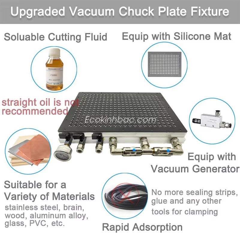 Tìm mua bàn hút chân không tại Hòa Bình – Tối ưu quy trình CNC, nâng cao hiệu suất sản xuất