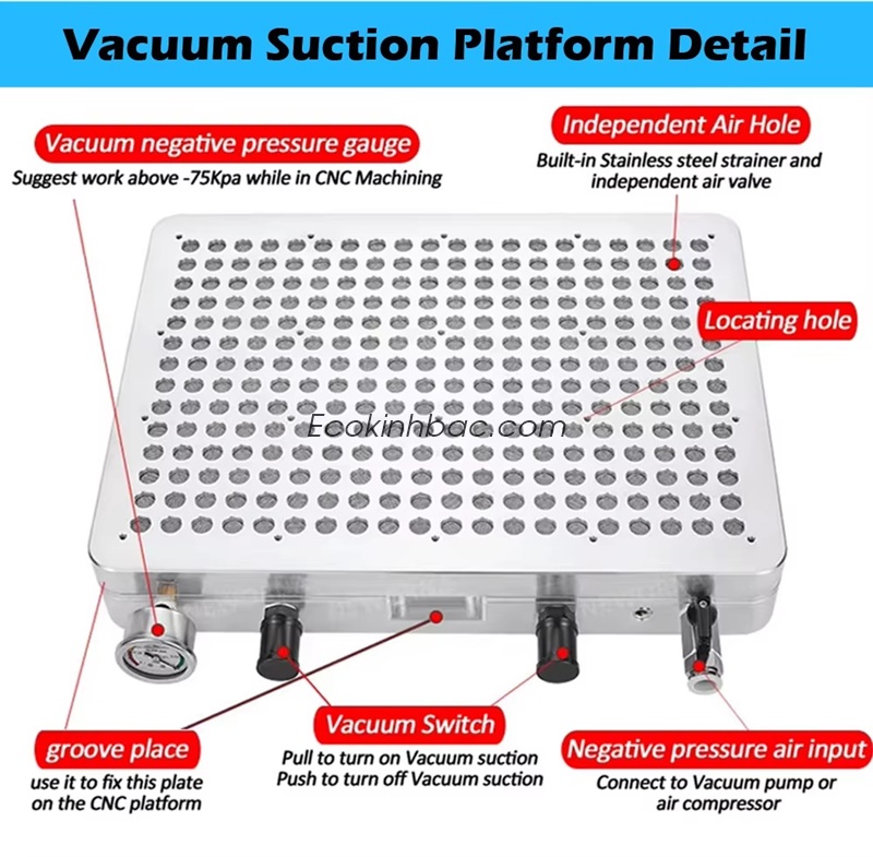 Tìm mua bàn hút chân không tại Hưng Yên – Tối ưu quy trình gia công CNC nhanh – chuẩn – bền