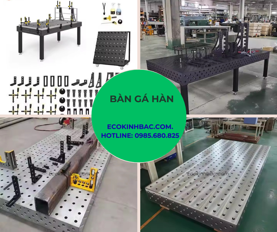 Bàn hàn xoay đa năng gang – Linh hoạt định vị chi tiết