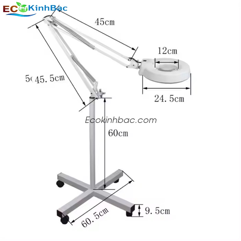 Kính lúp để bàn – Công cụ không thể thiếu trong ngành thẩm mỹ, spa, nối mi và làm nail