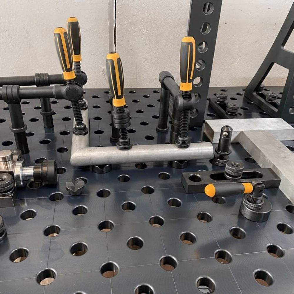 Kết Hợp Chốt Định Vị, Cữ Chặn Và Khối Đỡ Cho Bàn Gá Hàn D16/D28