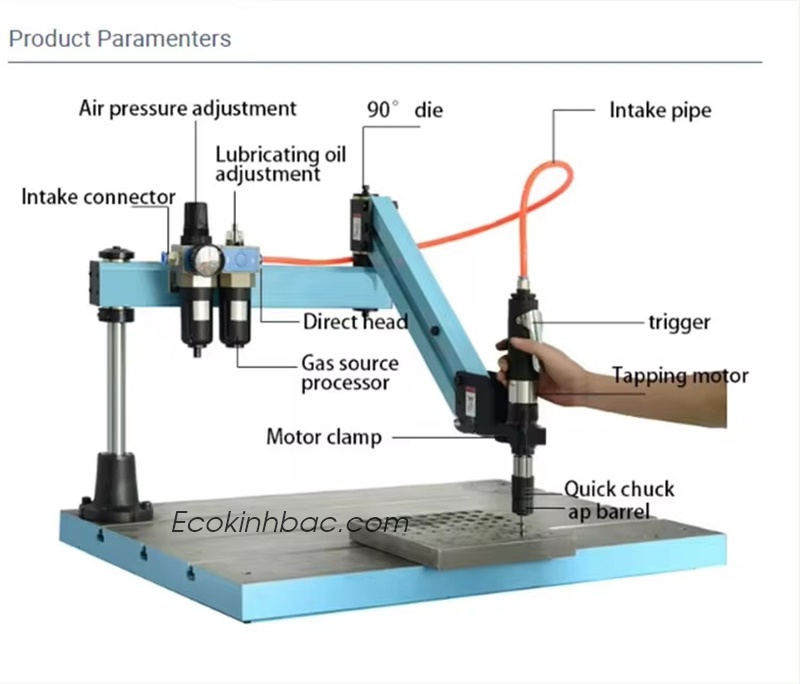 Kiến tạo Tương lai Gia công: Máy taro cần điện và Xu hướng Gia công Ren 4.0 trong Doanh nghiệp Việt