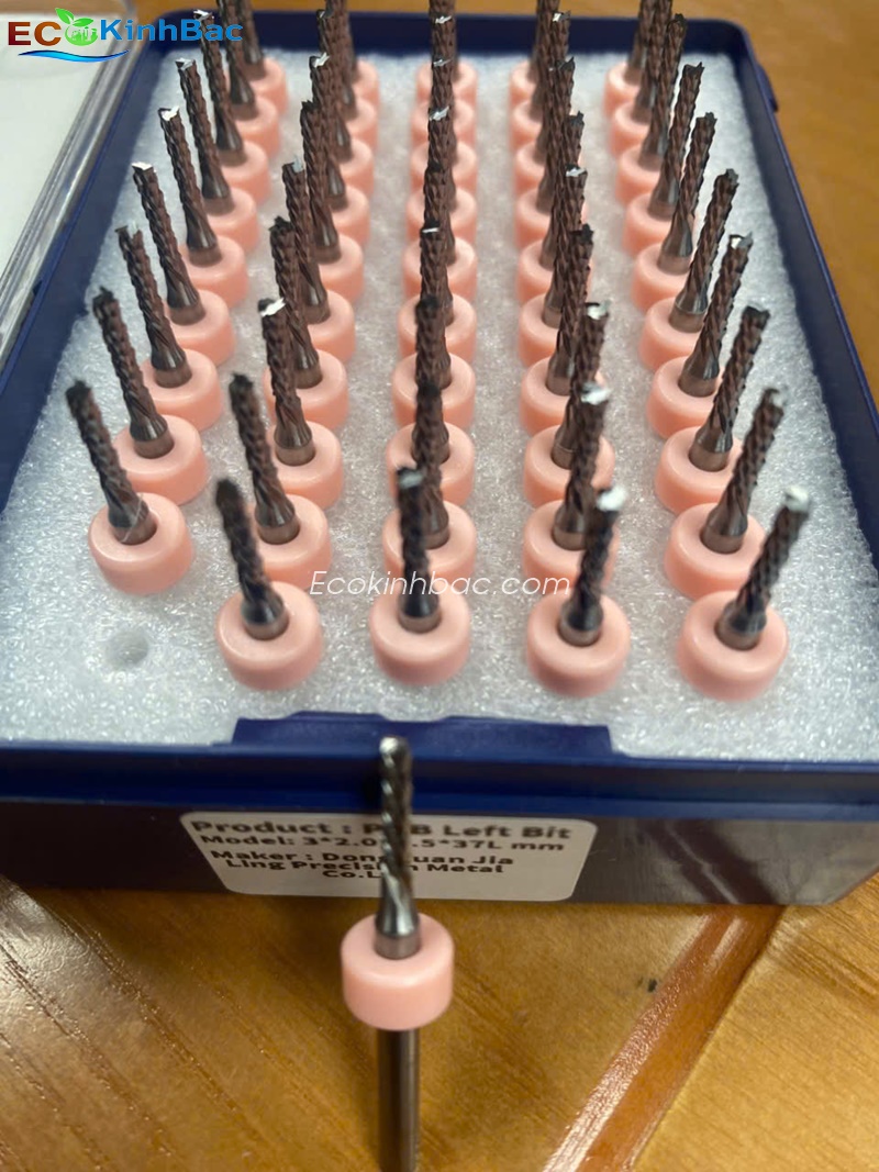 Mũi Router Bit 2.0mm – Dao Cắt Bo Bản Mạch PCB Chất Lượng Cao, Độ Chính Xác Tuyệt Đối