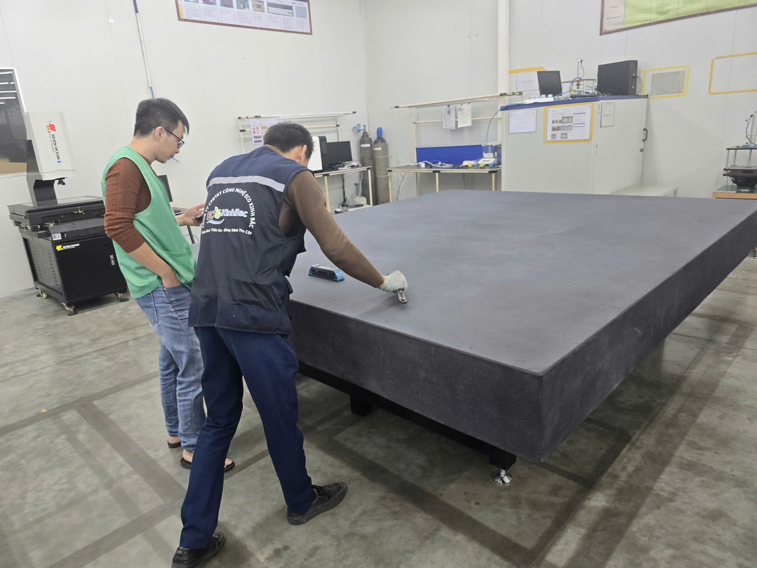 Nghiệm Thu Bàn Máp Granite Sau Mài Rà Cần Kiểm Tra Gì?