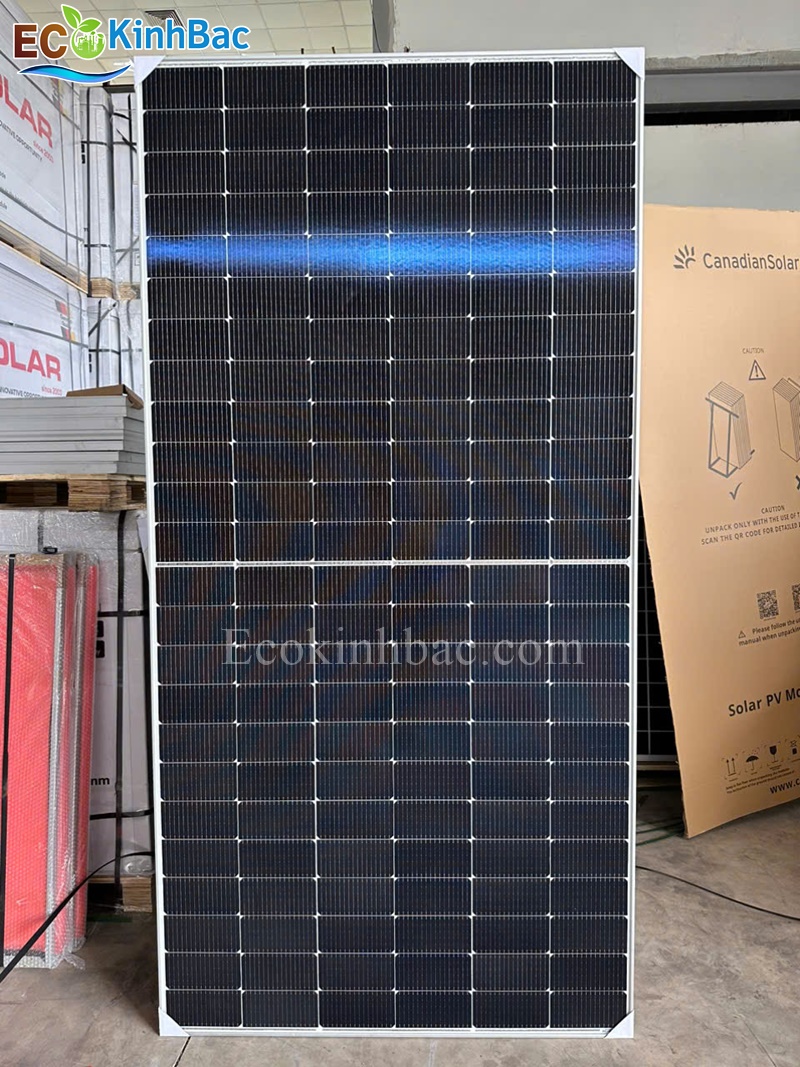 Tấm Pin Năng Lượng Mặt Trời AE Solar Ntype 2 Mặt 580W