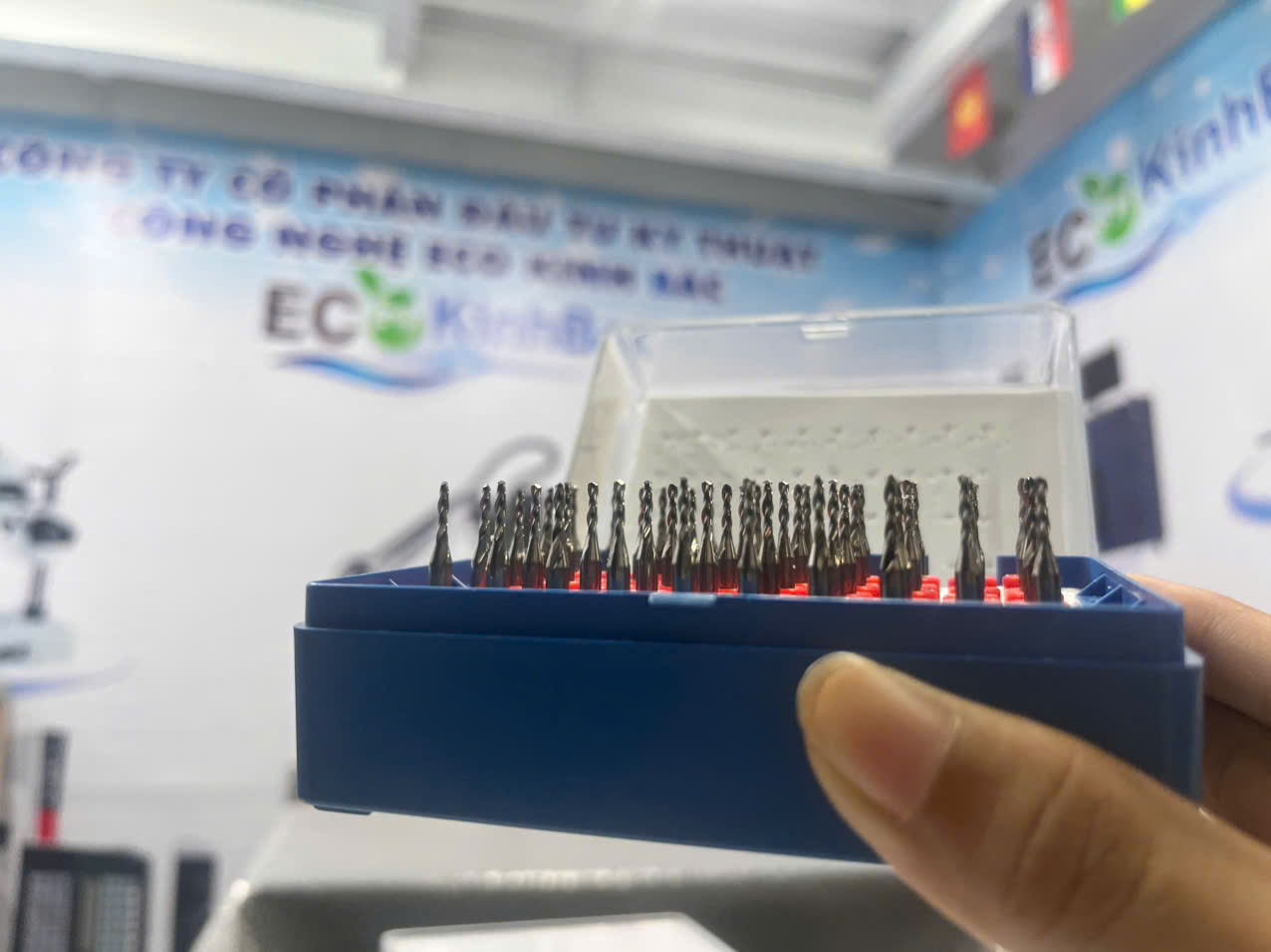 Mũi dao phay cắt bản mạch nhôm 1.5mm - Chất liệu Vonfram carbide chất lượng cao